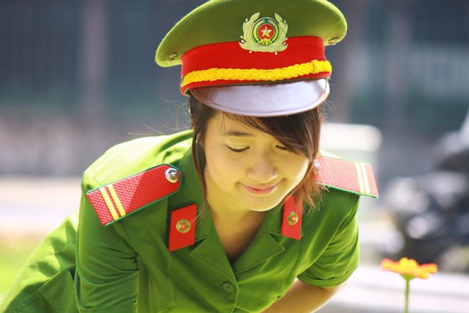Nữ cảnh sát trẻ nghĩ về Năm thanh niên tình nguyện - ảnh 1